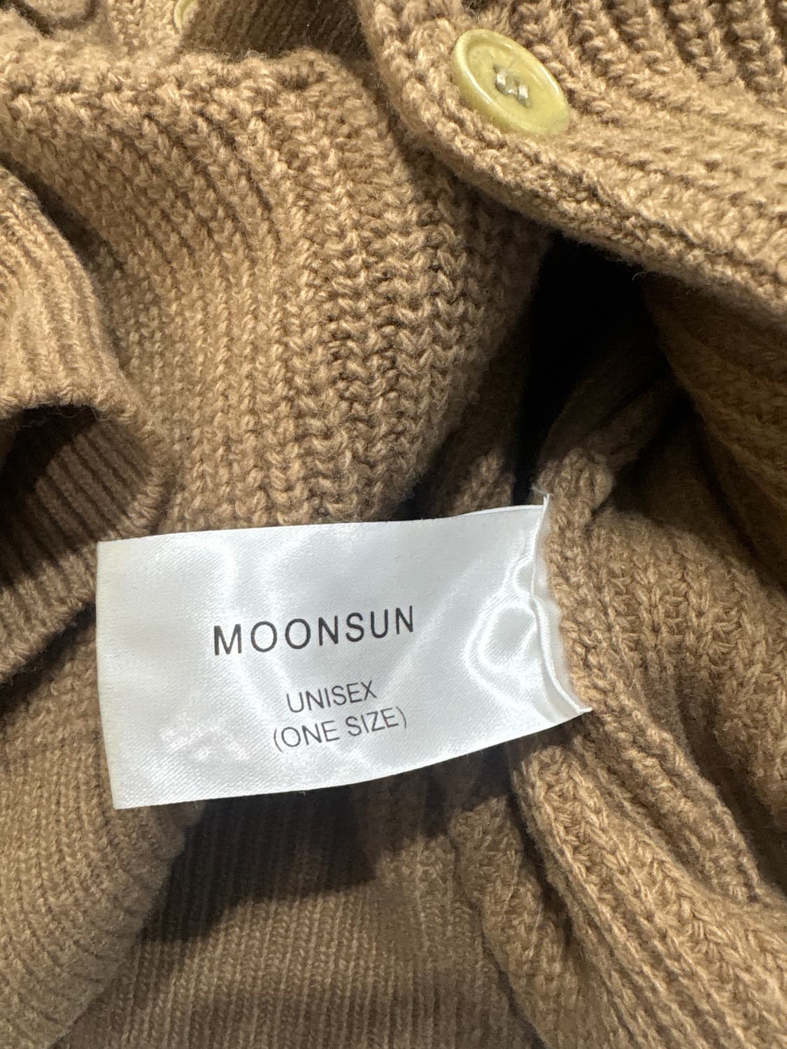 문선 브라운 가디건 상품이미지3