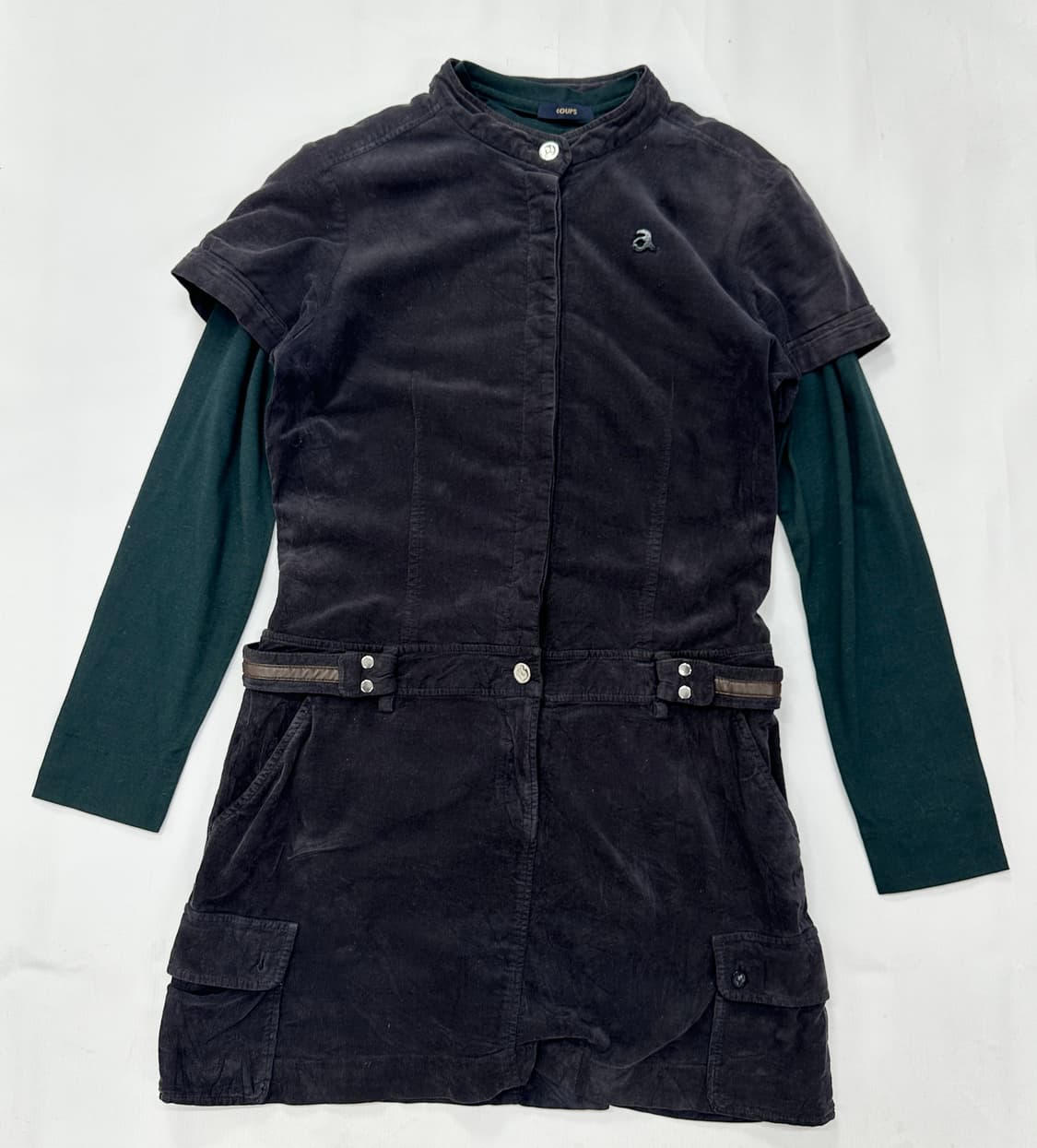 🤍하구미의 괴짜 레이어드 코디세트🤍 미니원피스 골덴 일본 빈티지 상품이미지2