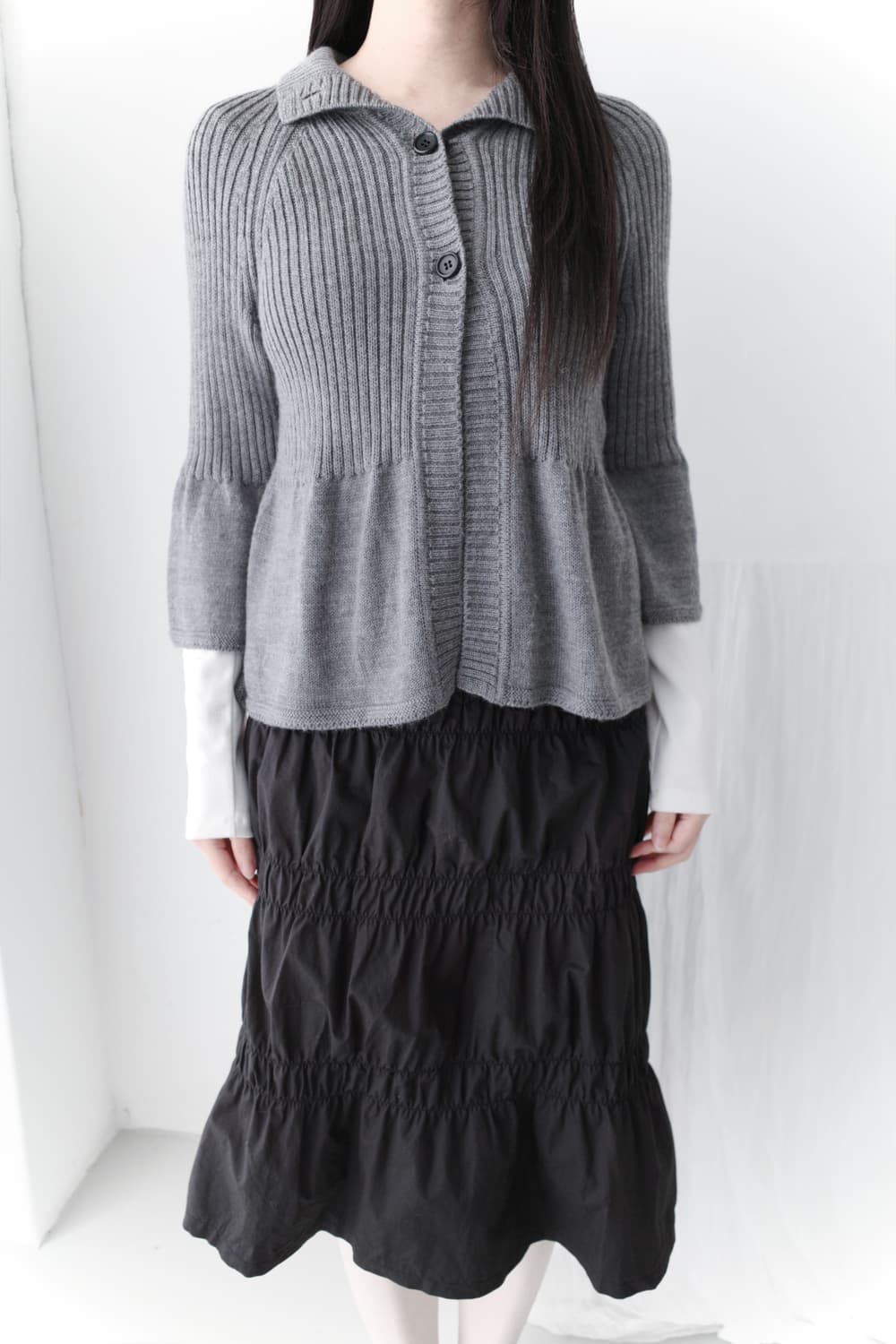 flared knit cardigun 상품이미지5