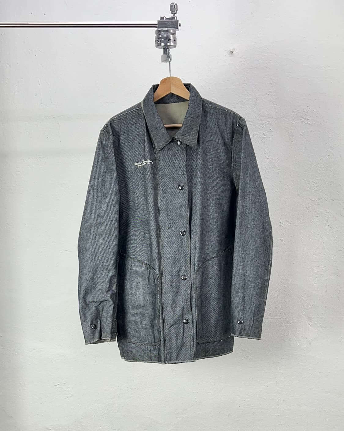 디젤 타임 트래블러스 리버시블 카라 레더 자켓 상품이미지2