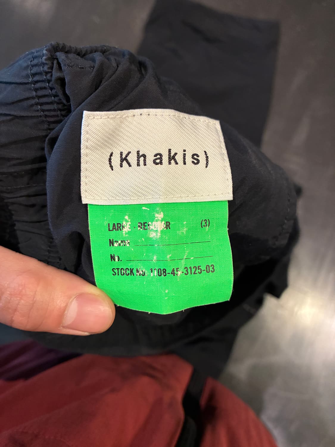 3) 카키스 khakis  로머 나일론 팬츠 블랙 상품이미지3