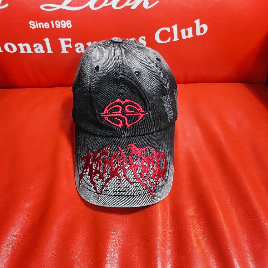 마하그리드 메탈로고 워시드 볼캡 Free 상품이미지1