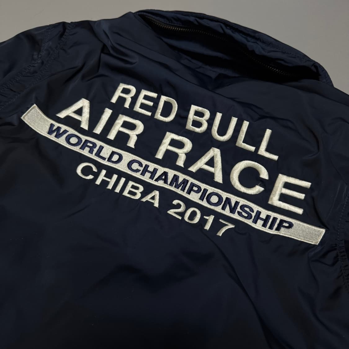 아비렉스 네이비 2017 레드불 치바 레이스쇼 2way 플라이트 자켓 상품이미지9
