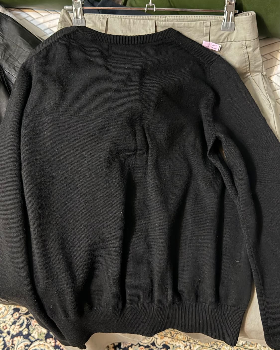 마커스 루퍼 블랙 입술 가디건 S 상품이미지2