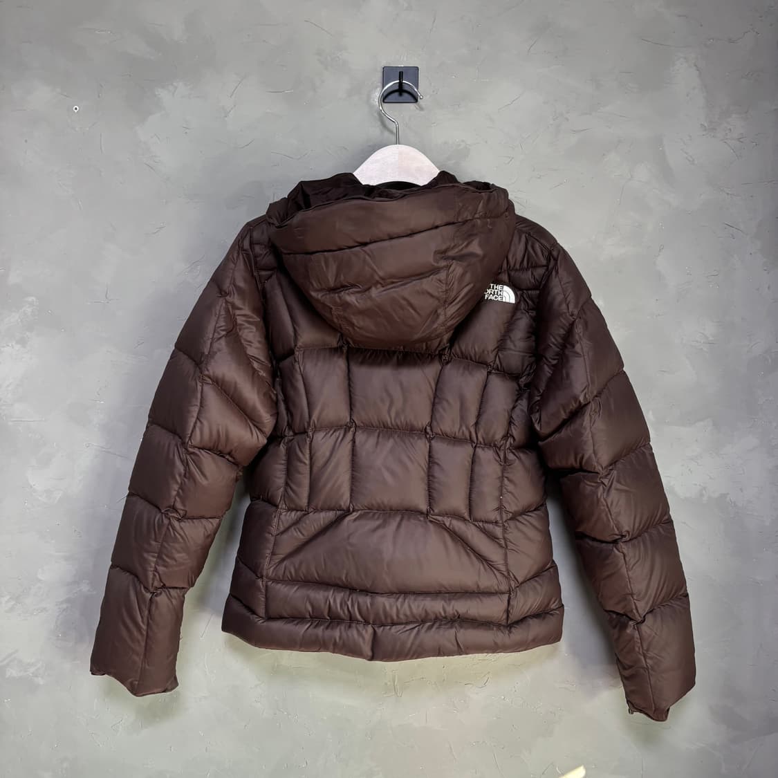 노스페이스 구스다운 패딩 브라운 해외판 상품이미지5