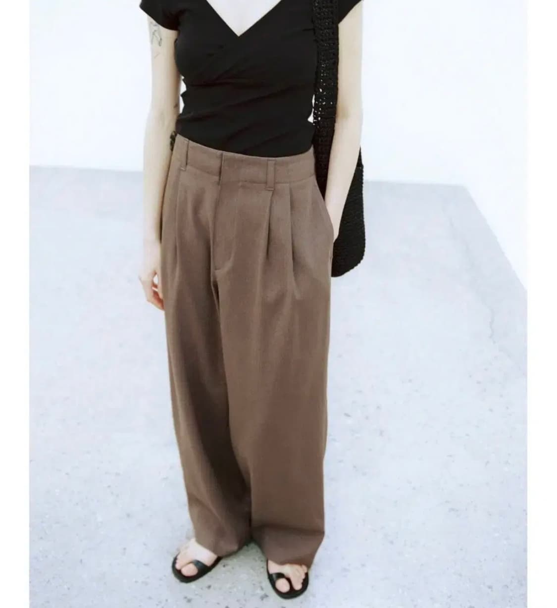 엘에프엠 투턴 코튼 와이드팬츠 상품이미지1