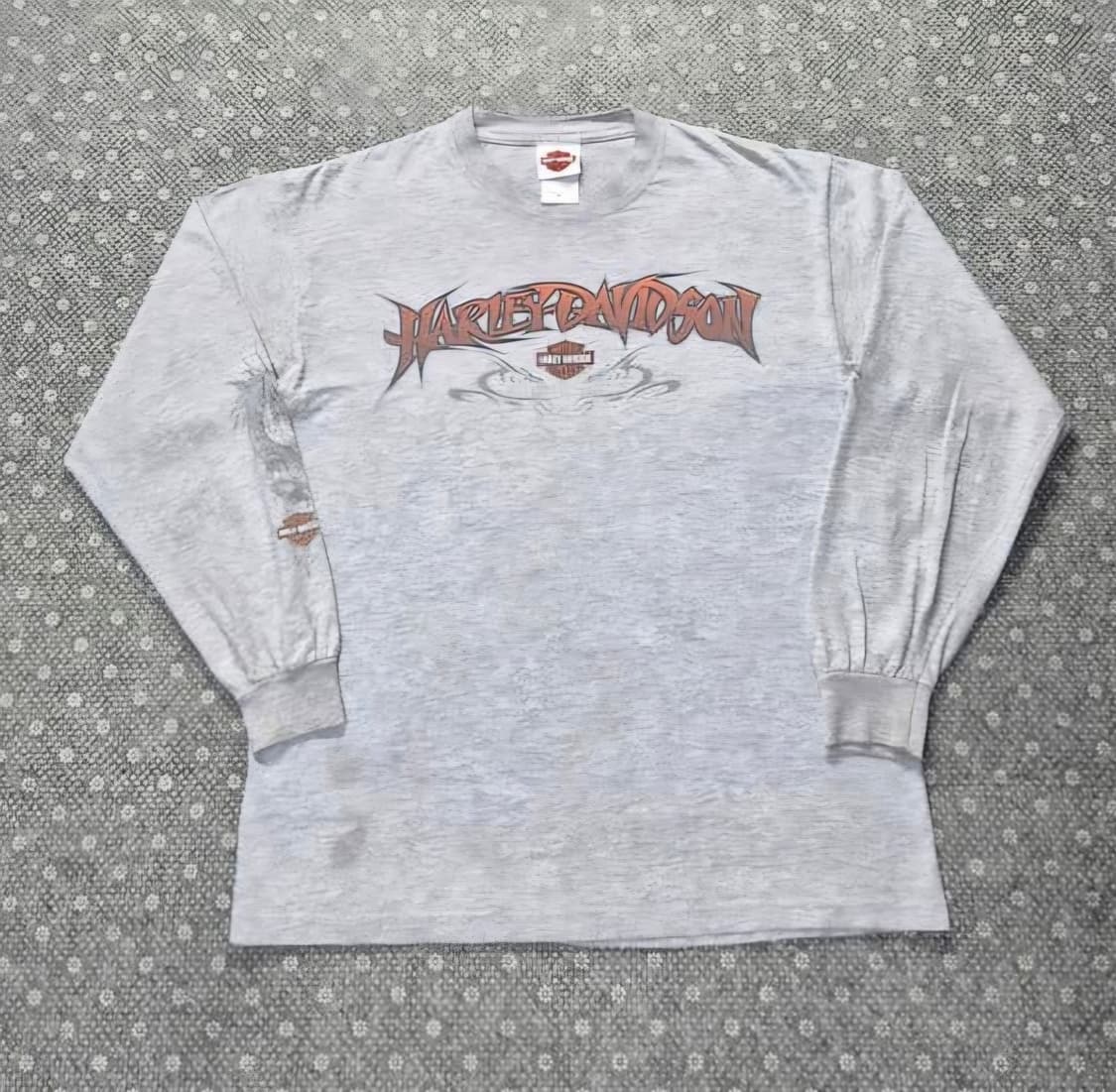 [M]00s Made US Made 할리데이비슨 슬리브 -4 상품이미지3