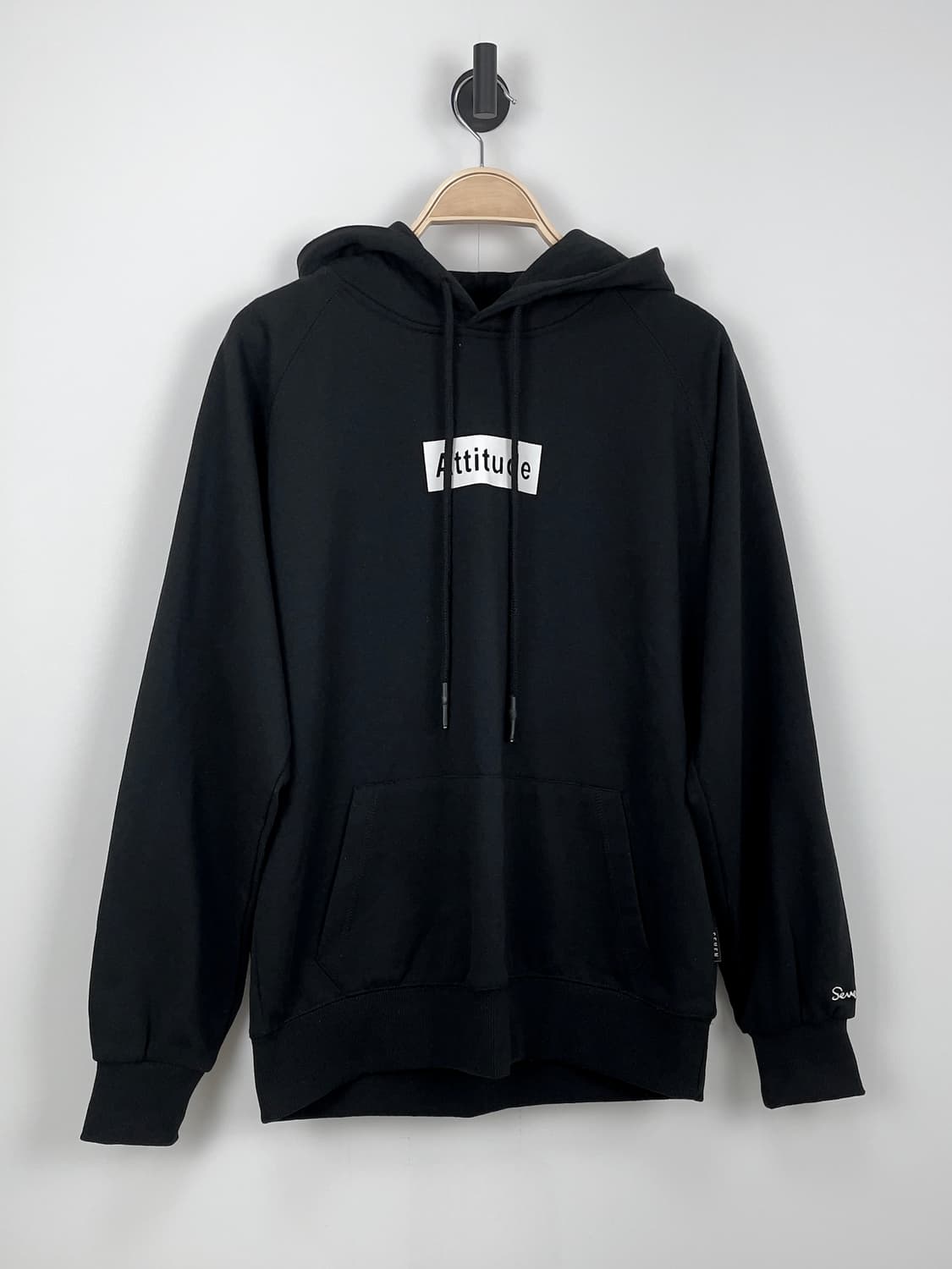 세븐 퍼센트(Seven Percent) 애티튜드 박스 로고 후드티 상품이미지2