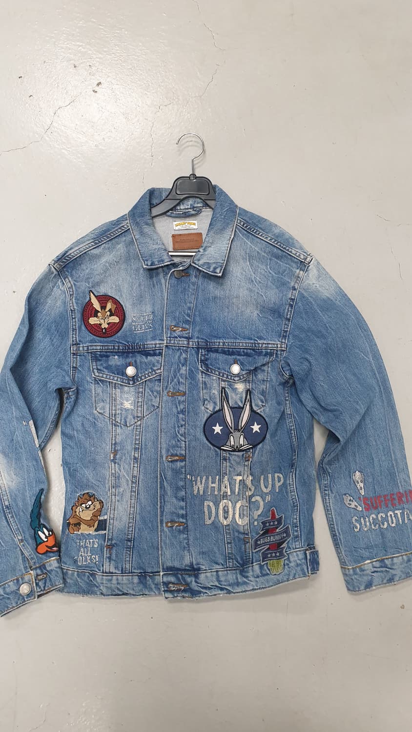 자라 루니툰 콜라보 청자켓 XS 상품이미지1