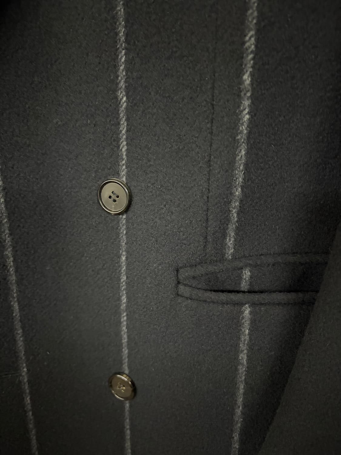 준지 16fw 스트라이프 코트 44 상품이미지3