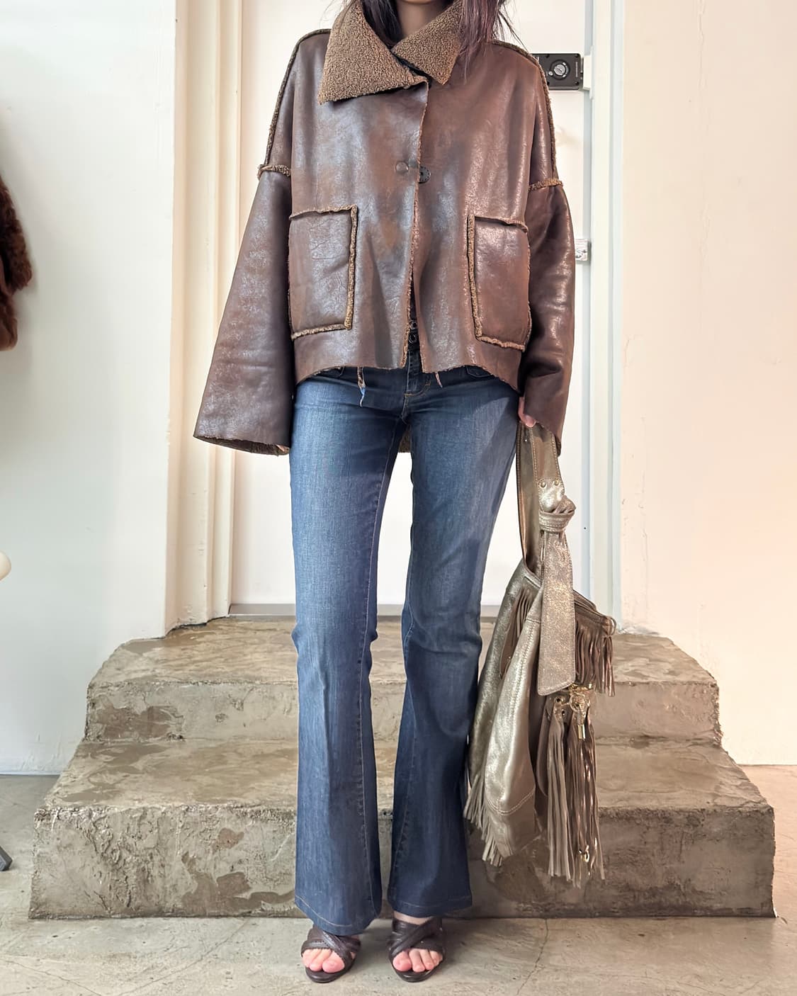 Collection PRIVÉE Shearling Jacket/ 42 상품이미지1