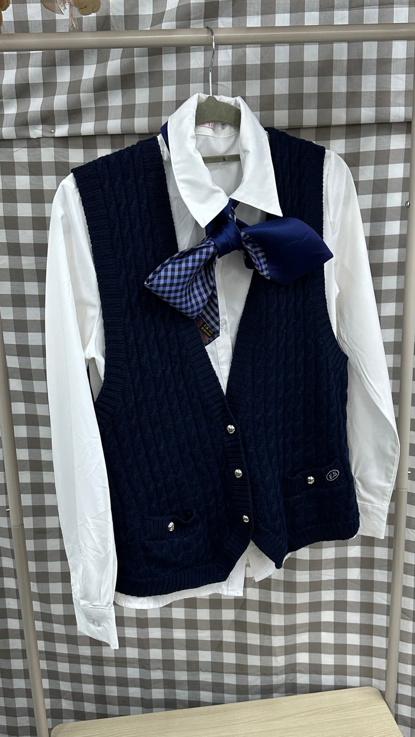 🔮괴짜 고갸루 코디세트🔮체크 포인트 하이틴 스쿨 일본 교복 넥타이 상품이미지2