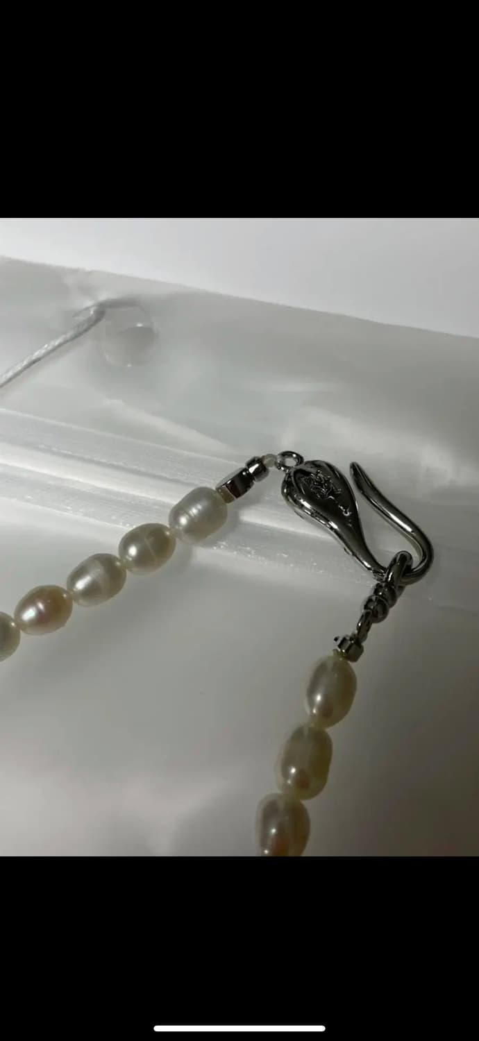 로울 Basic rice pearl necklace 상품이미지2