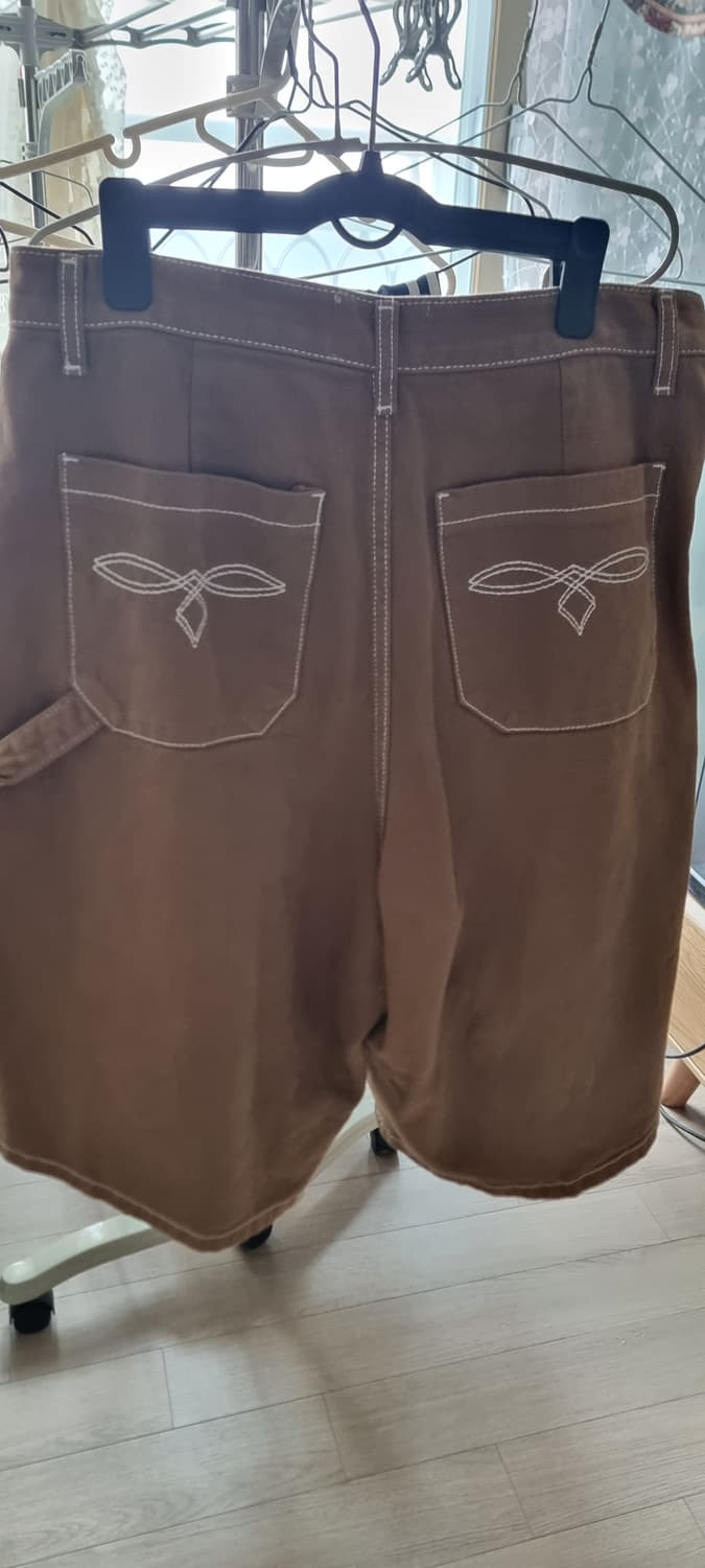 SlowAcid 황색 코듀로이 와이드 반바지 상품이미지2