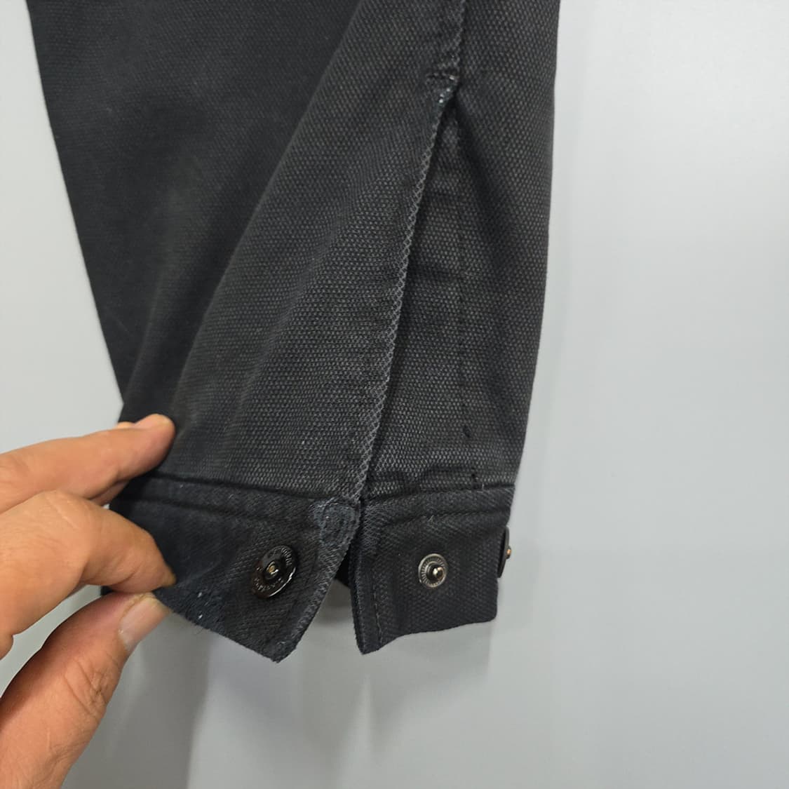 내셔널지오그래픽(national geographic) 데님 카고팬츠 블랙 상품이미지5