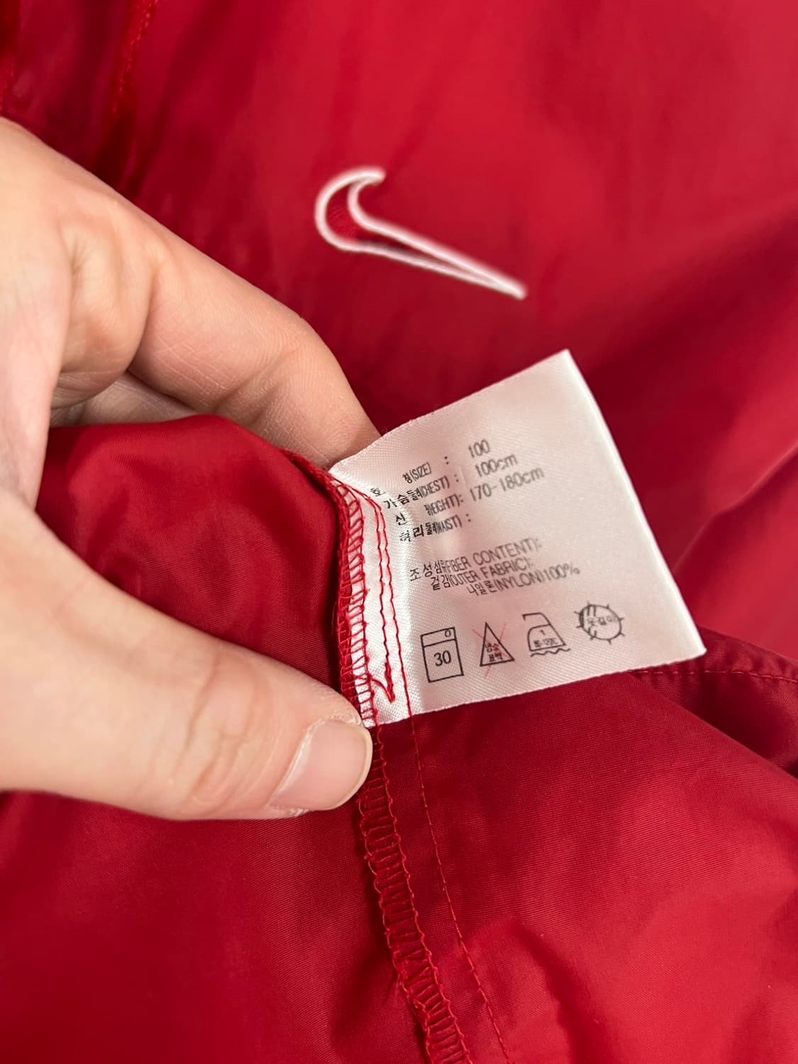 00s 나이키 올드스쿨 백 로고 스우시 아노락 바람막이 상품이미지7