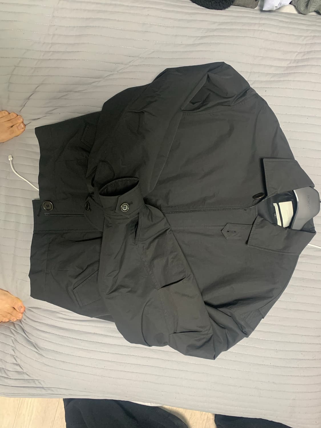 아모멘토 패디드코튼 나일론 점퍼 s 25 fw 상품이미지3