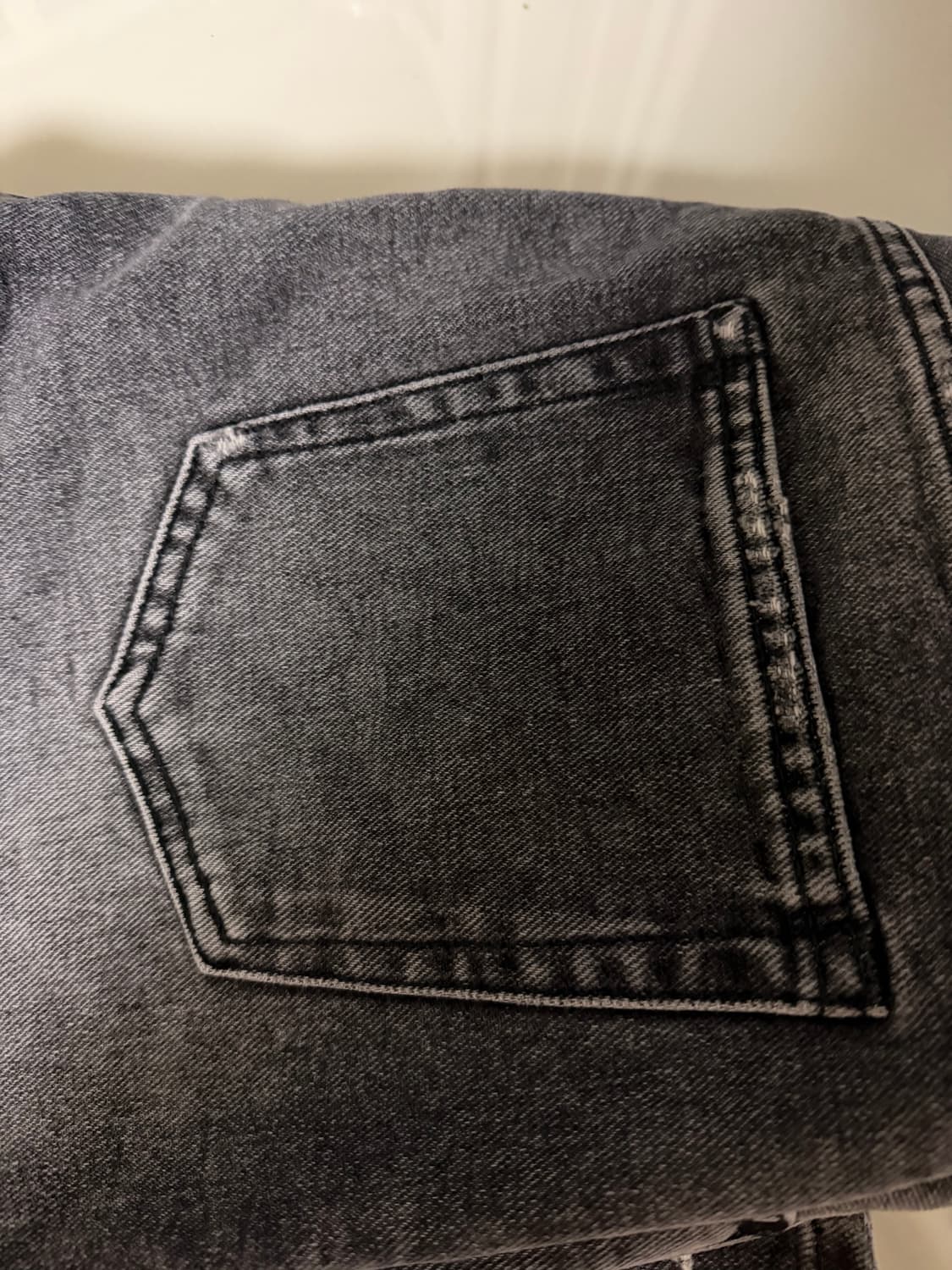 오프화이트 페인팅 데님 상품이미지3