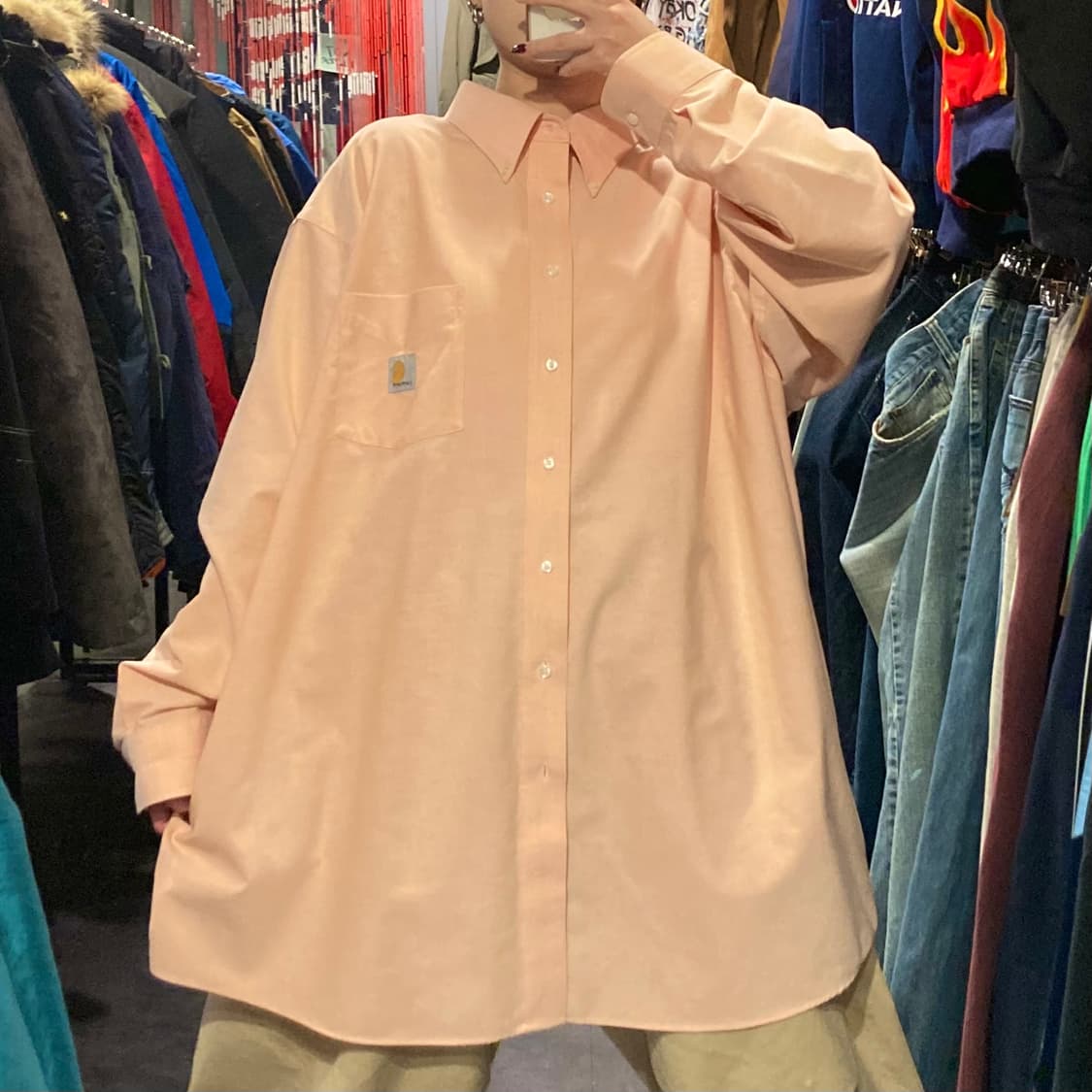 [IM] 칼하트 피치 코랄 긴팔셔츠 상품이미지4