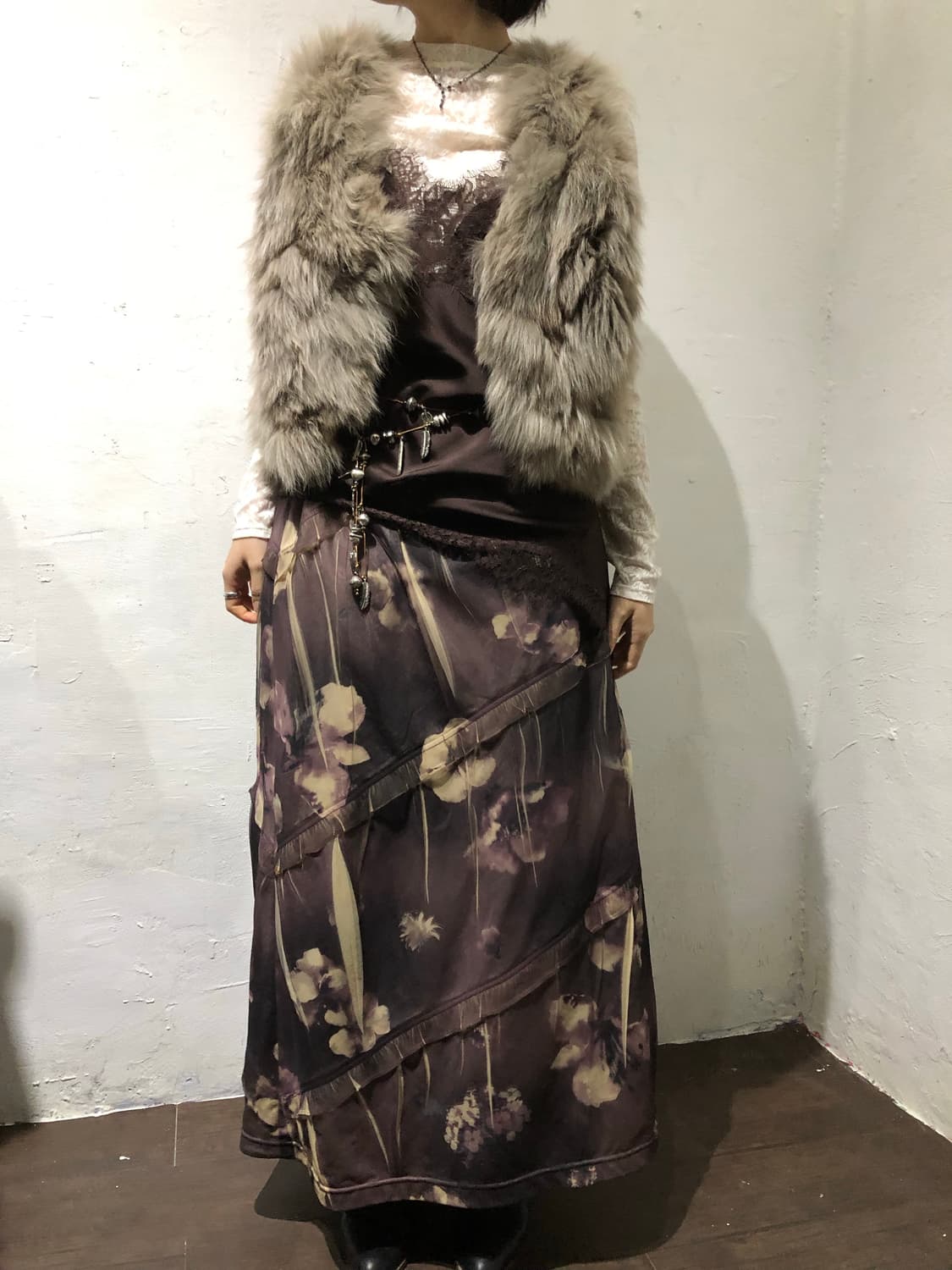 Dusky Blossom Lace Skirt 상품이미지6