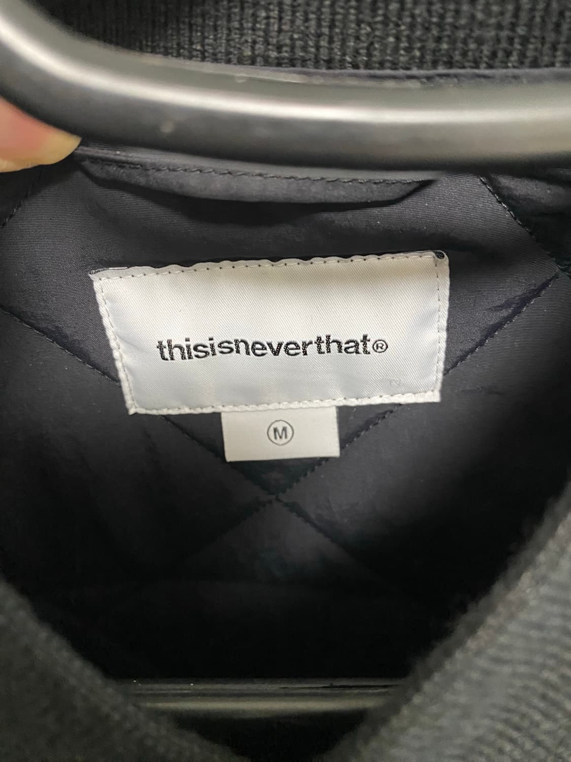 디스이즈네버댓 퀼팅 자켓 블랙 M 상품이미지5