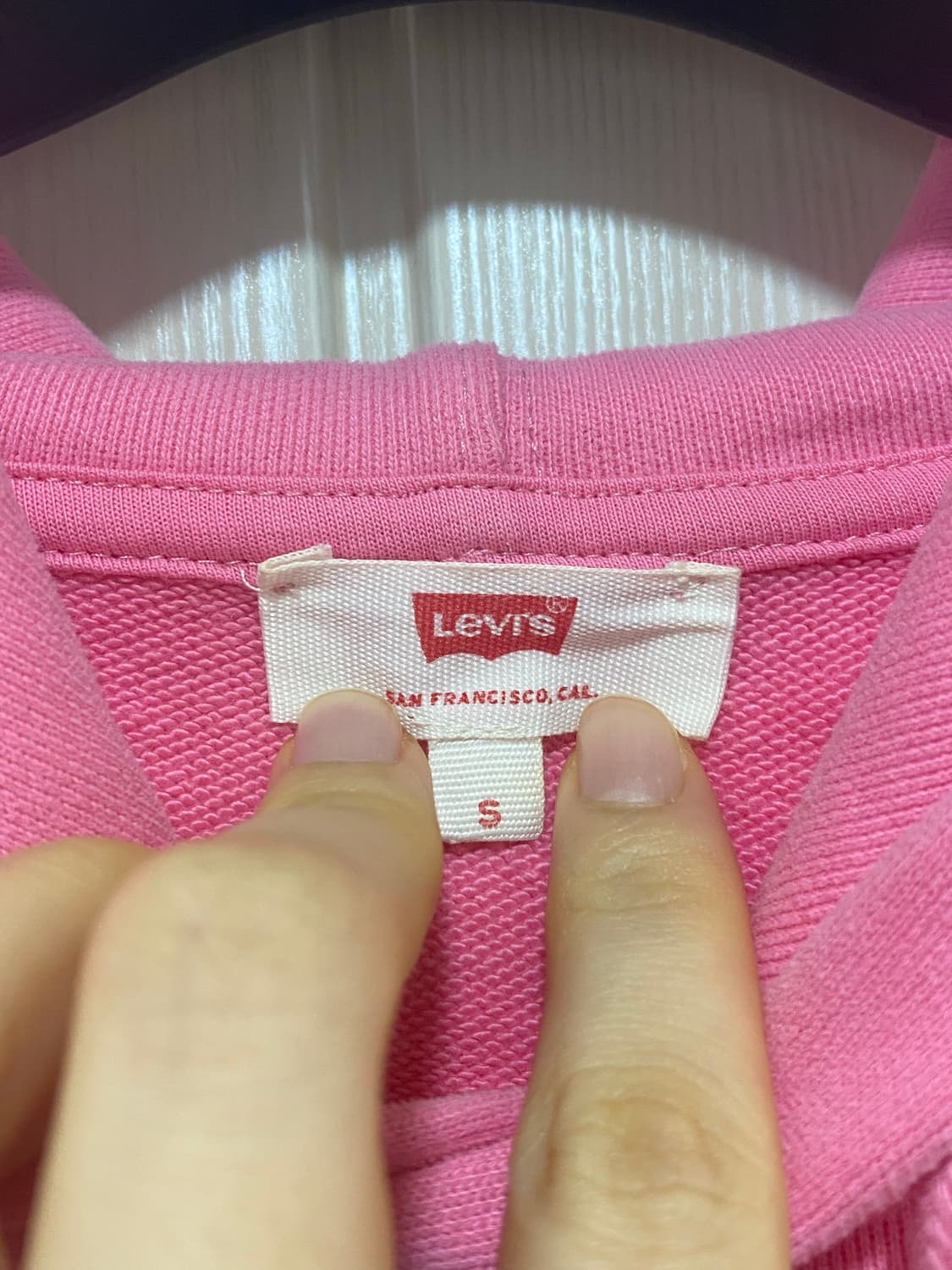 리바이스 Cinched Hoodie 핑크후드(새상품) 상품이미지6