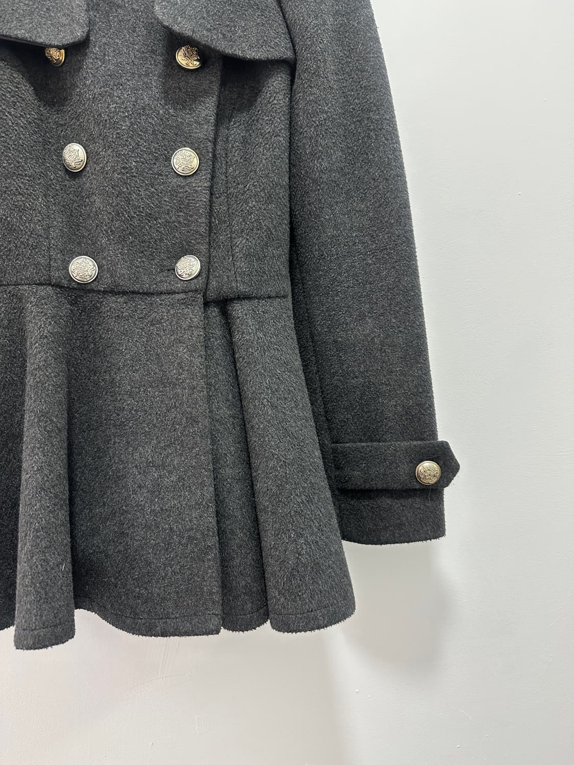 Gray flare peacoat 상품이미지6