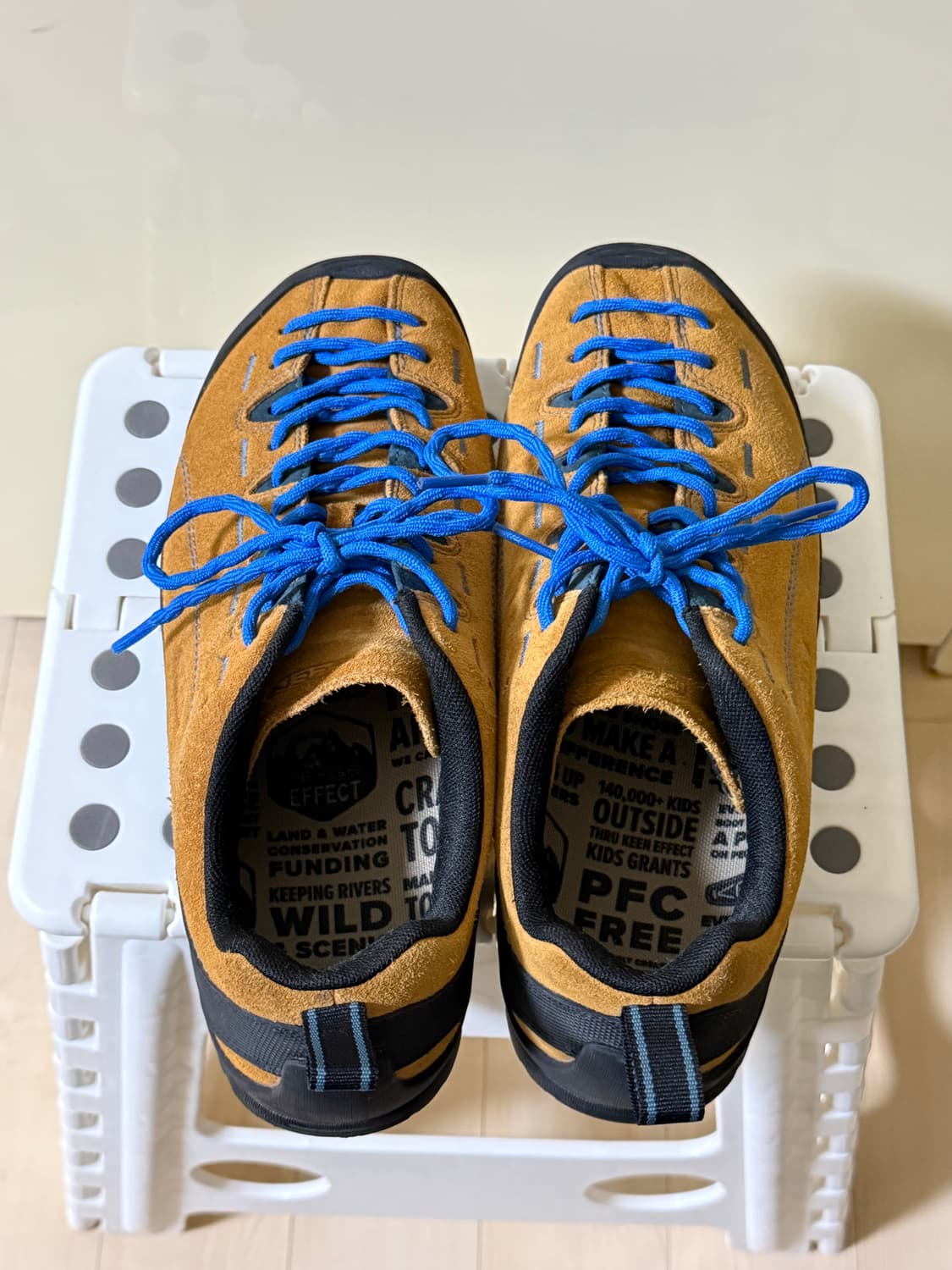 킨 재스퍼 스웨이드 스니커즈 카멜 270 상품이미지5