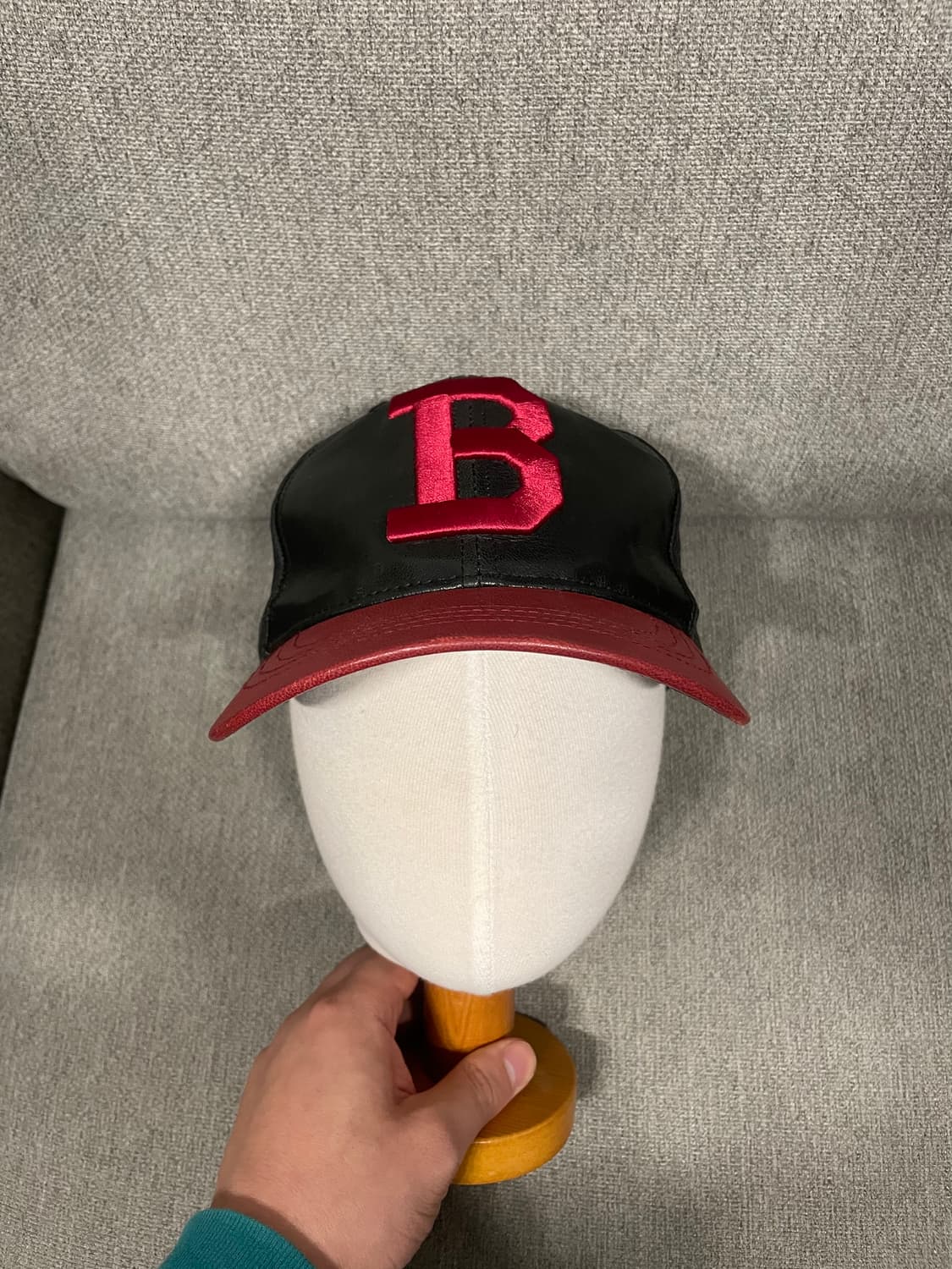 엠엘비 x 쿠퍼스타운 양가죽 볼캡 상품이미지1