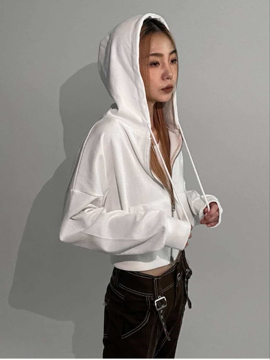 블랙업 멜롯 투웨이 후드집업 상품이미지2