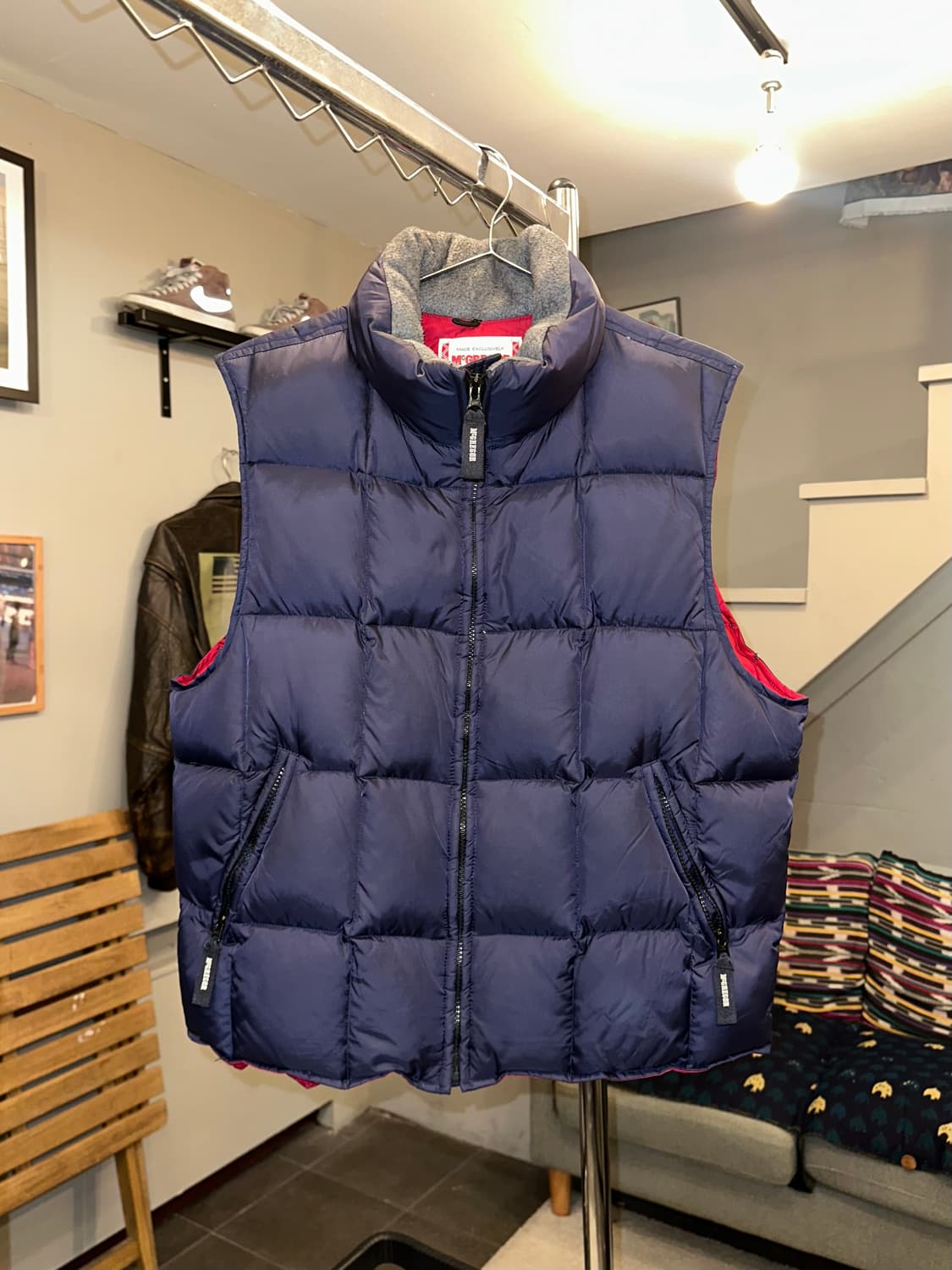 90‘s Mcgregor quilted line padded vest 상품이미지3