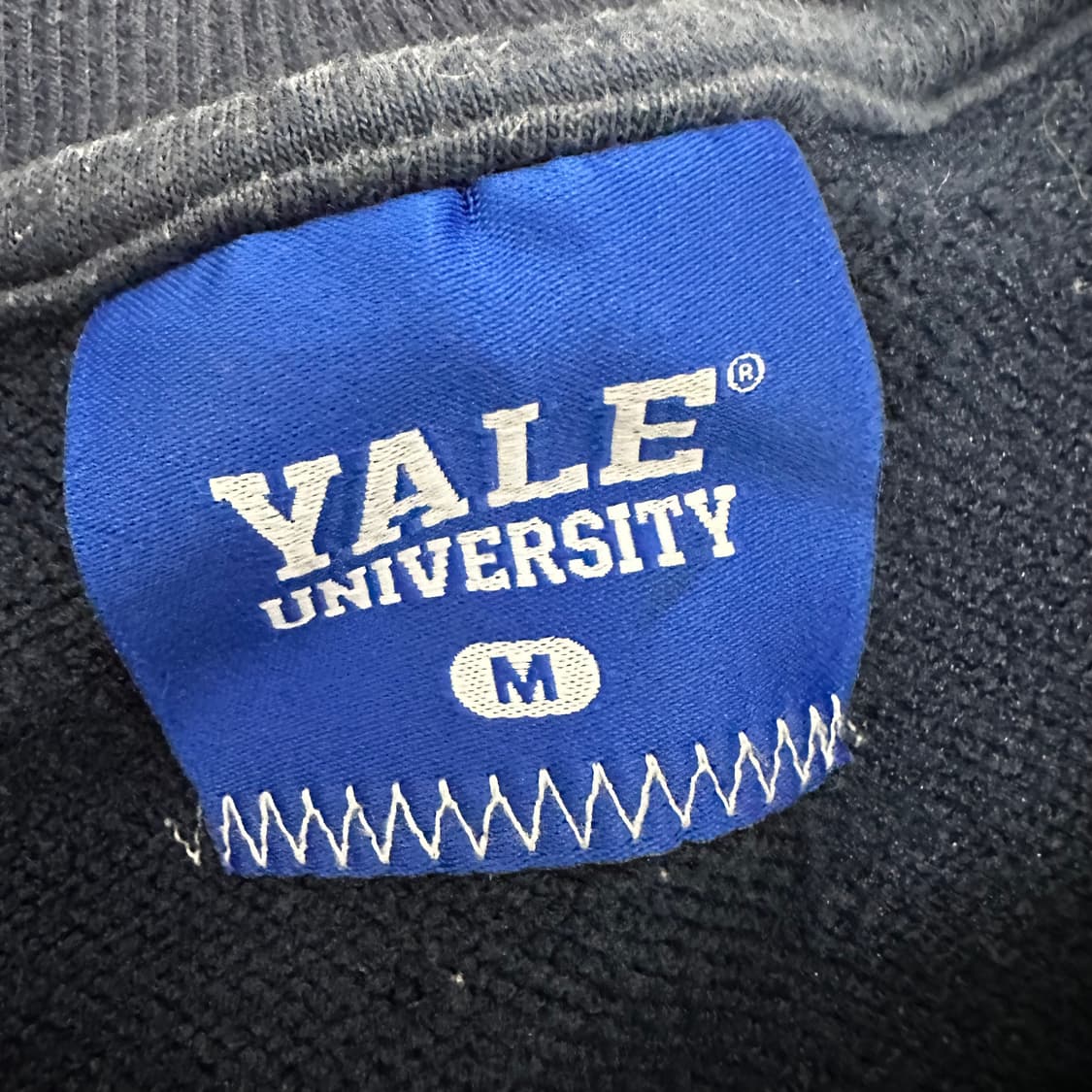 YALE 예일 불독 맨투맨 티셔츠 네이비 M 상품이미지4