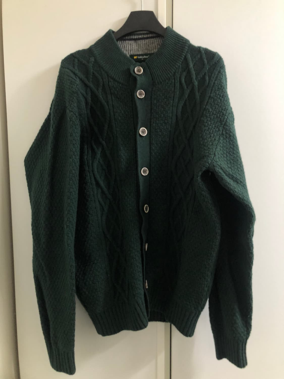 골든베어 그린 가디건 상품이미지1