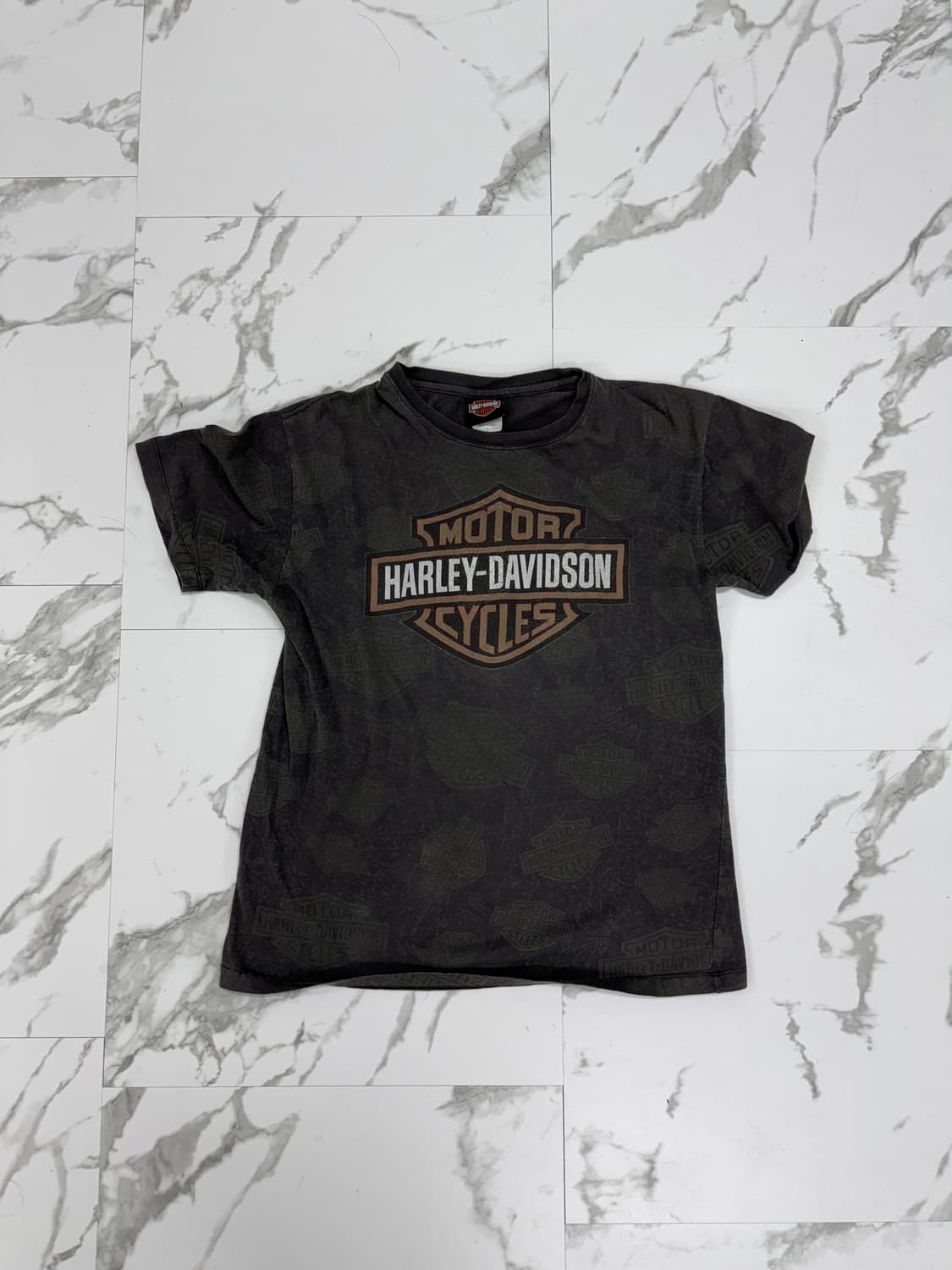 할리데이비슨 프린팅 반팔 티셔츠 상품이미지1