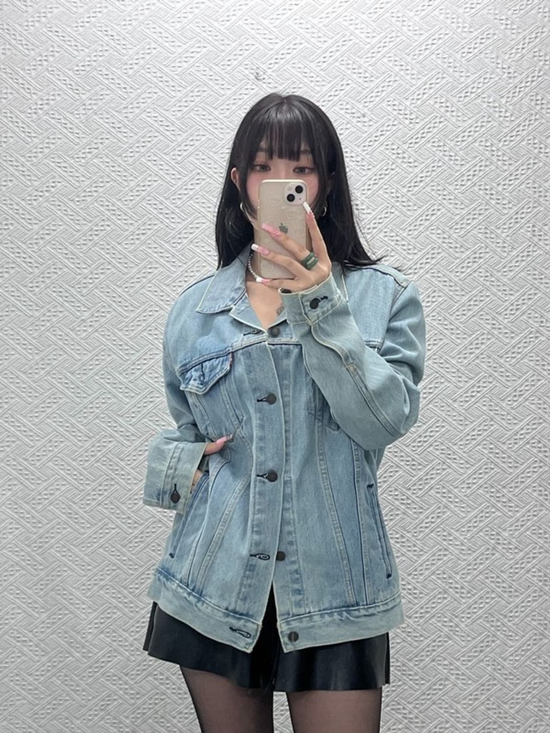 리바이스 빈티지 컨트리 캐주얼 연청 데님자켓 L C12352 상품이미지1
