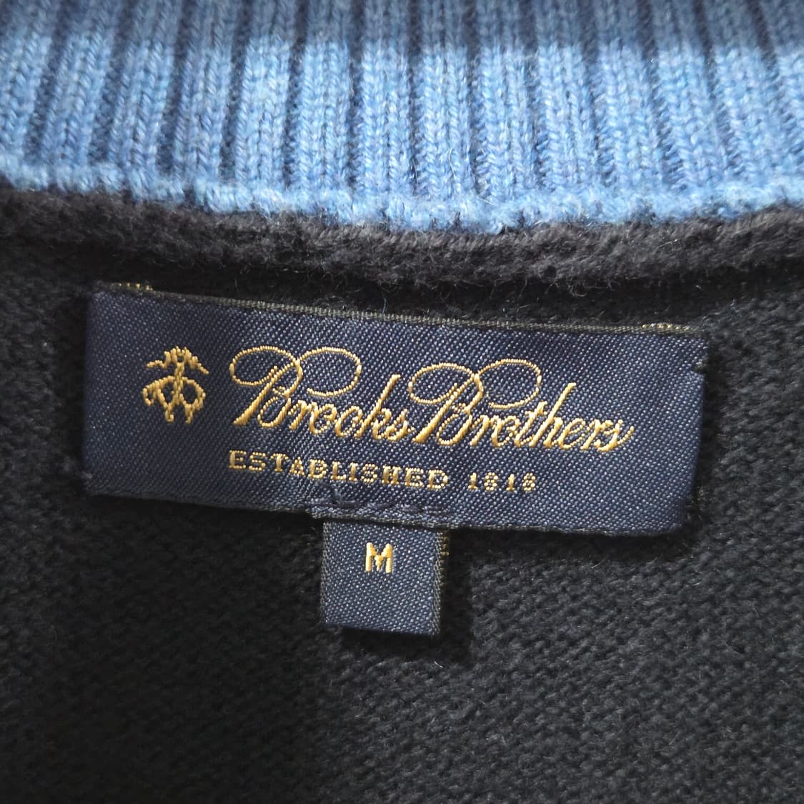 브룩스브라더스 풀오버 하프집업 캐시미어 블랜드 니트 M  상품이미지2