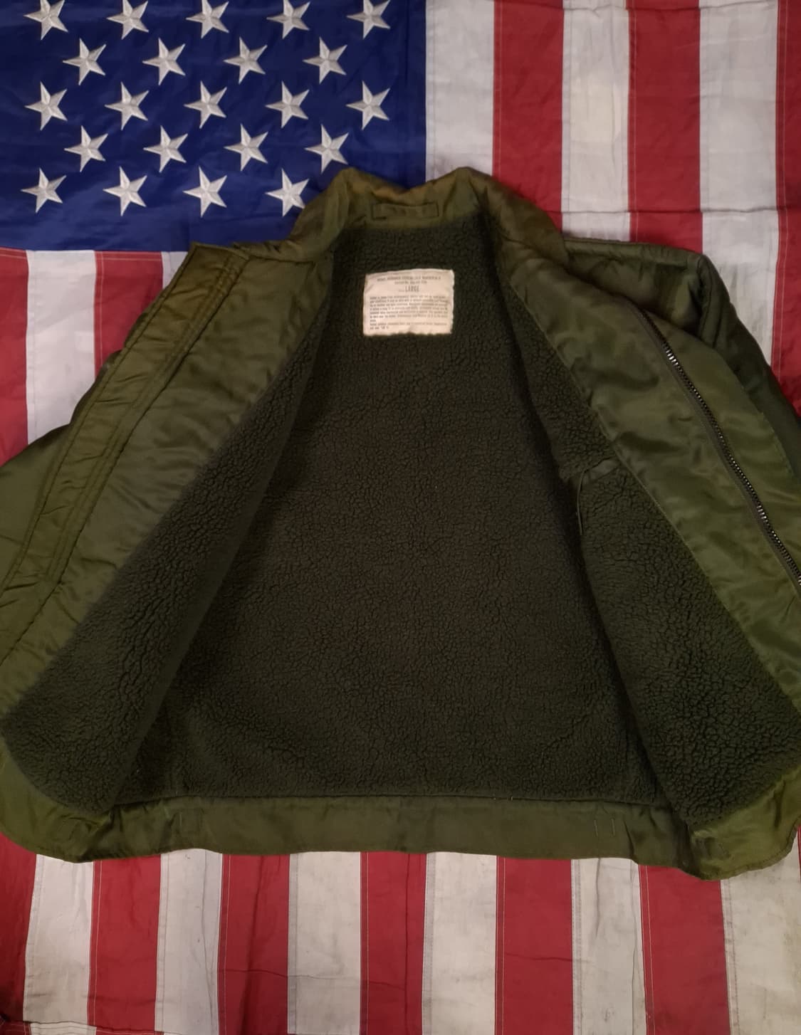 90's 빈티지 미해군 복각 A-1 덱자켓 상품이미지10