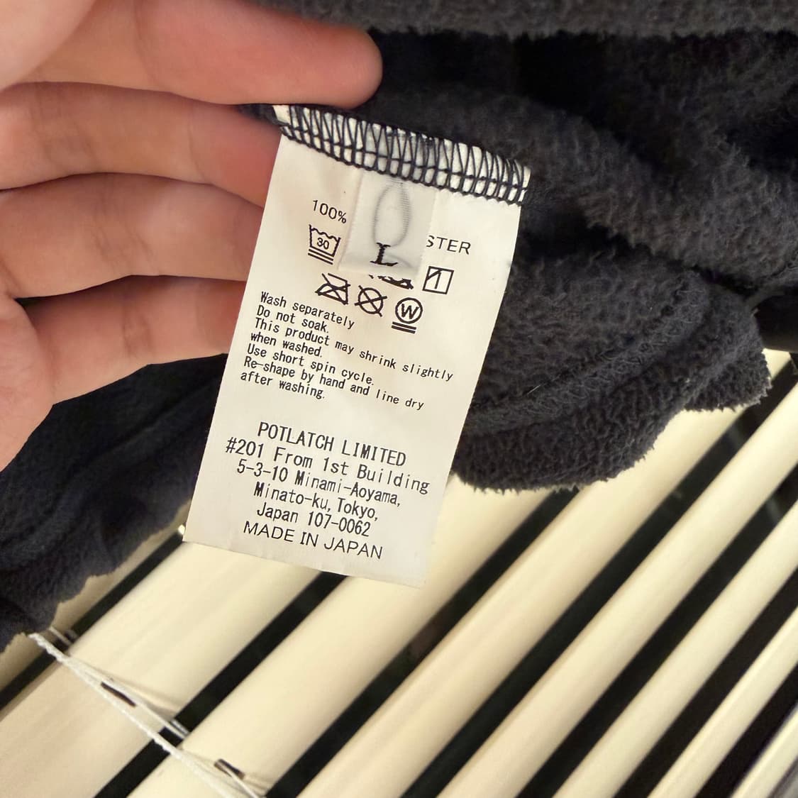 카브엠트 CAV EMPT 아노락 하프 집업 플리스 후리스 자켓 L 상품이미지10