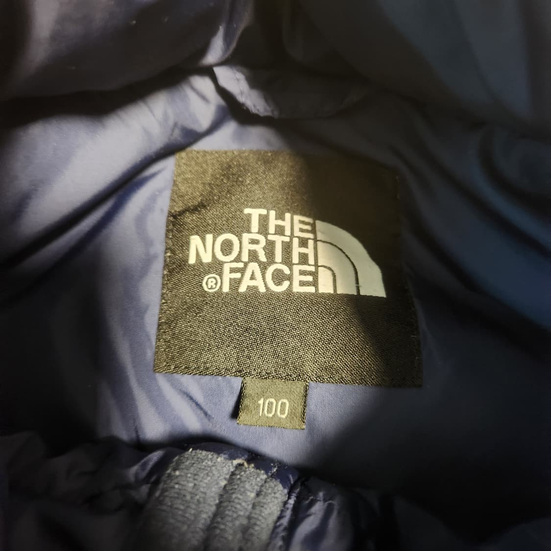 노스페이스 구스다운 네이비 패딩 상품이미지8