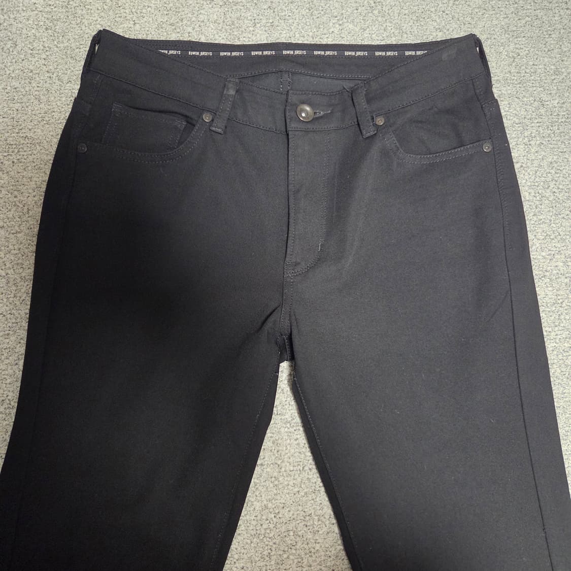 Edwin 에드윈 저지스 재팬 블랙 스판 팬츠 30-31 상품이미지2