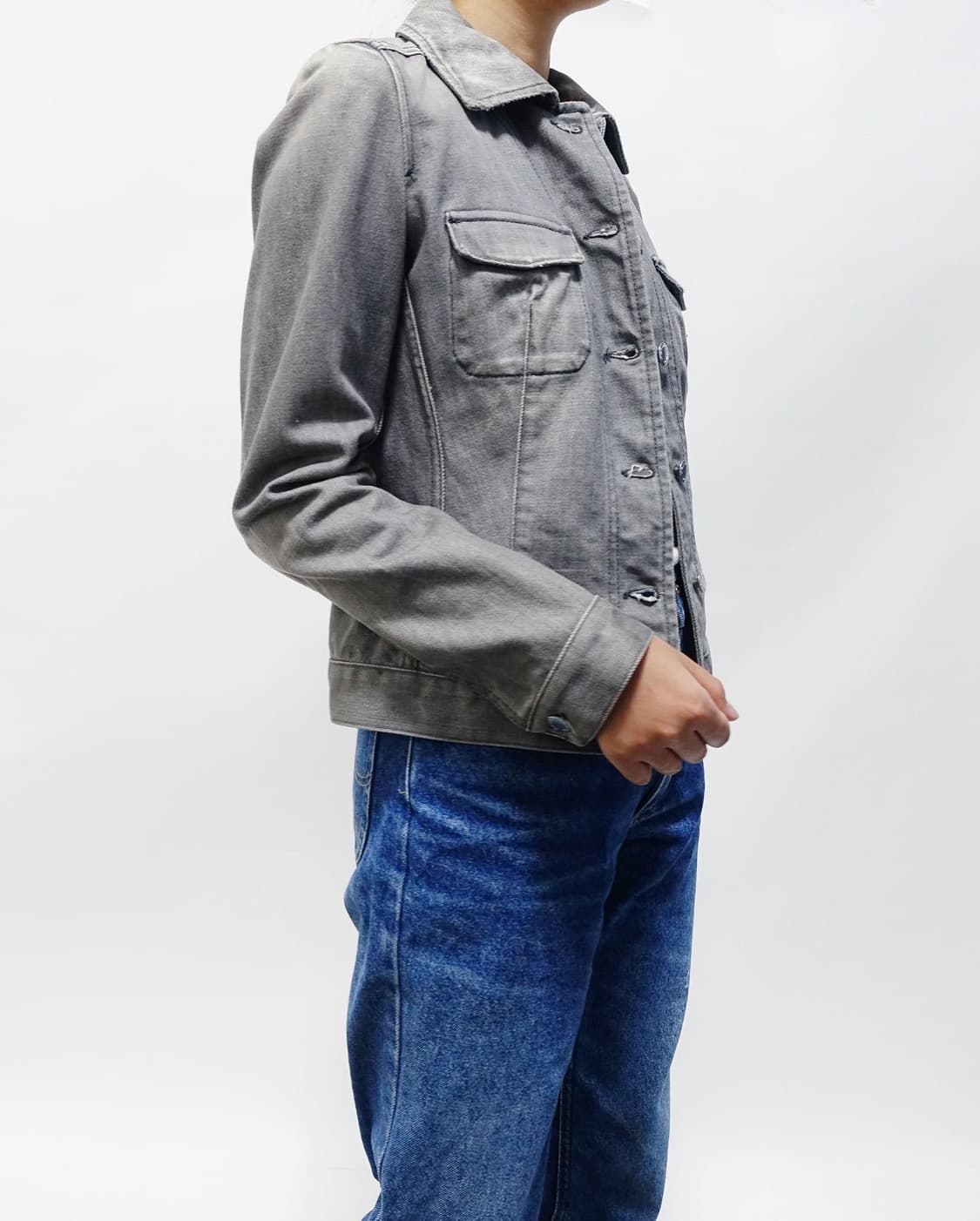 프라다 데님 워싱 자켓 상품이미지5