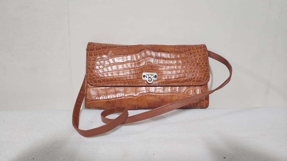 악어가죽 클러치 숄더백 가방 상품이미지1