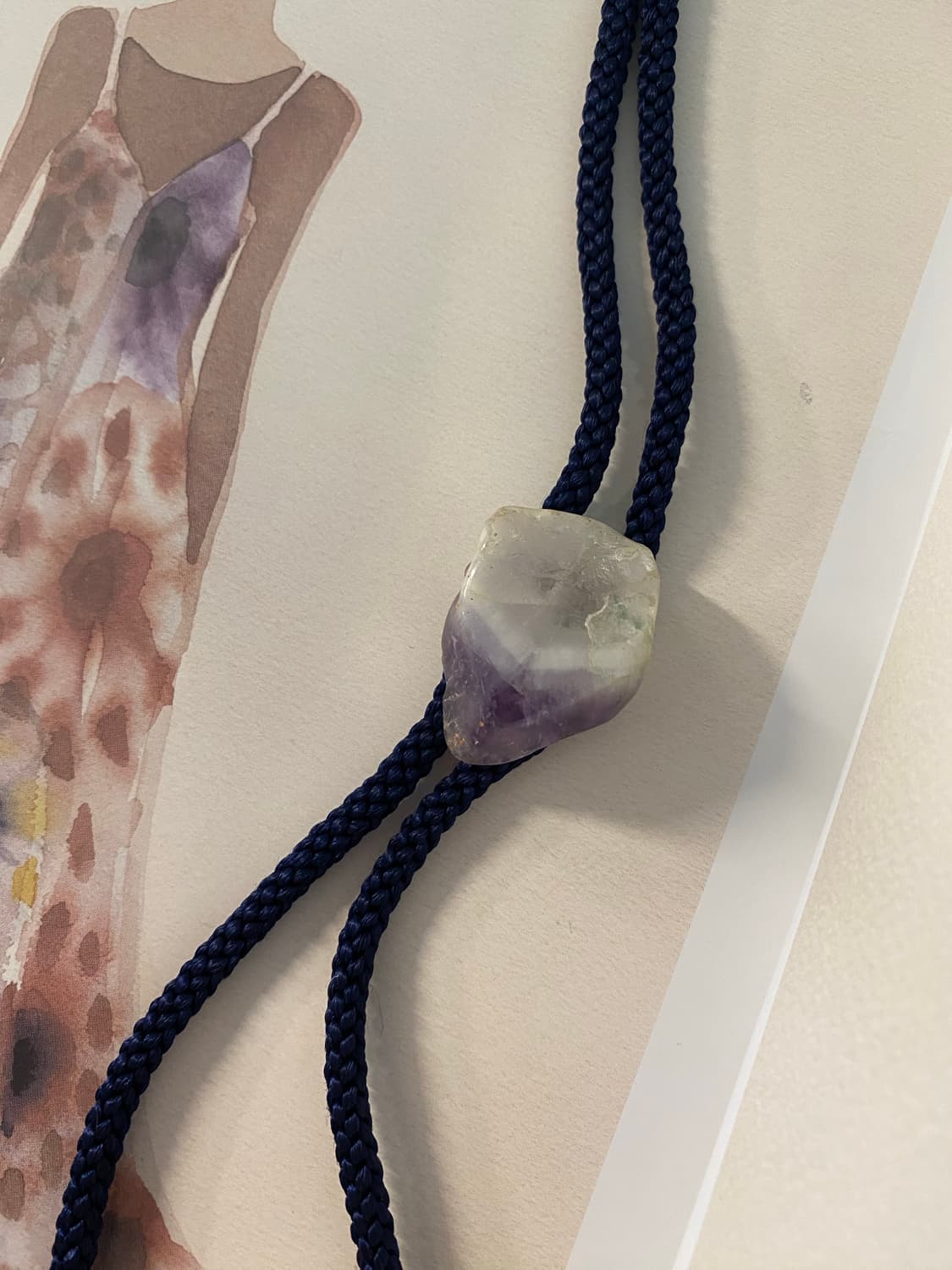 자수정 볼로타이 목걸이 빈티지 상품이미지4