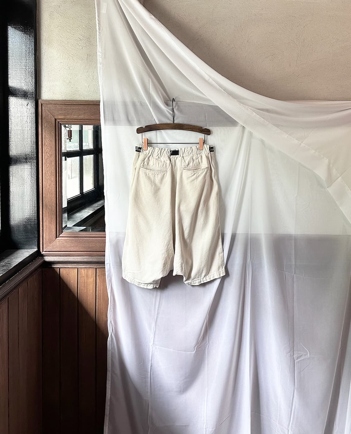 KAPITAL cotton wrap wide shorts 상품이미지7