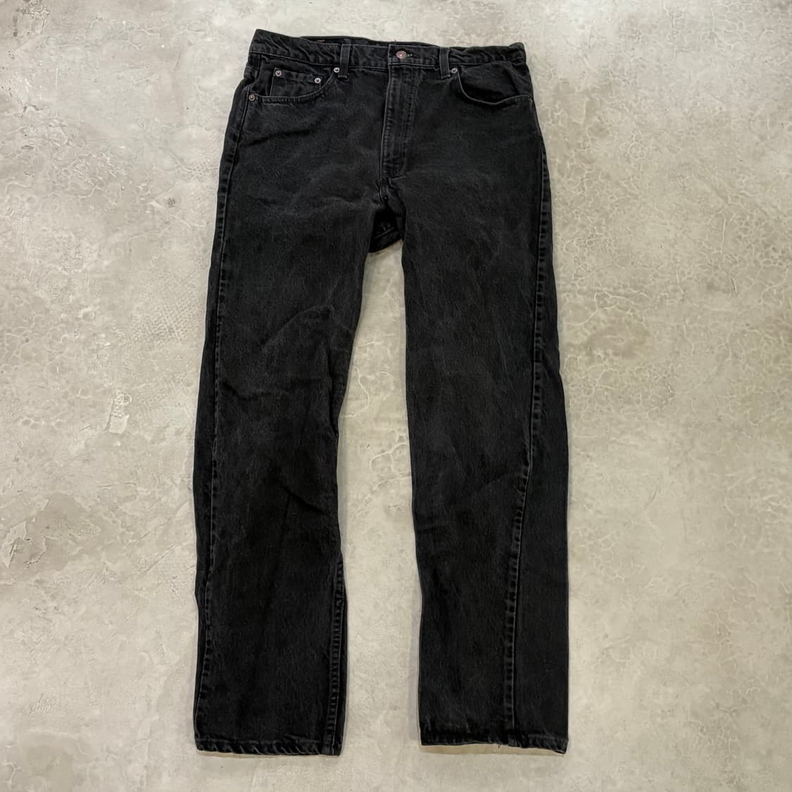 [36/34] 90s USA🇺🇸 리바이스 505 레드탭 블랙 흑청 상품이미지1