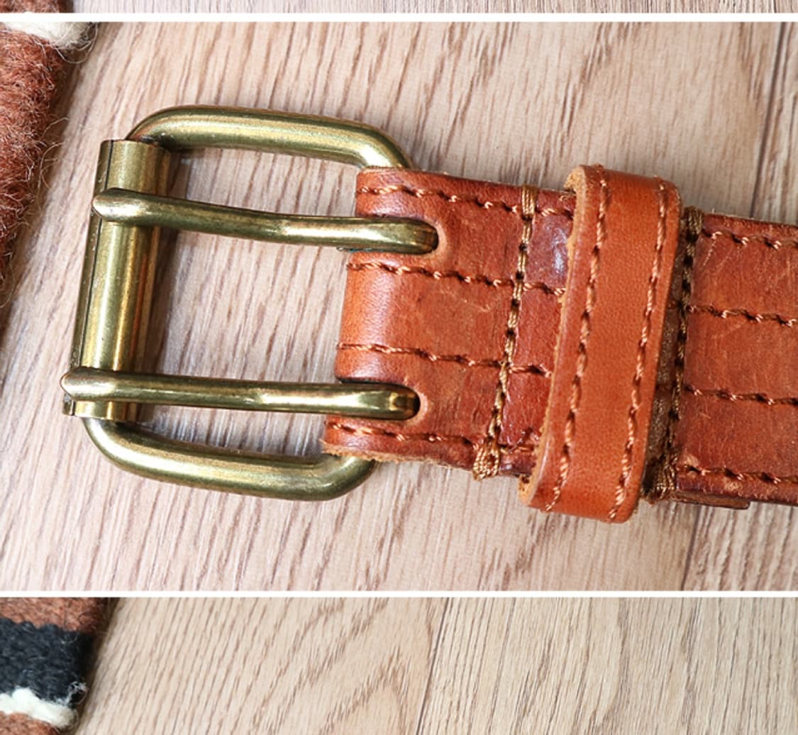 튼튼한 빈티지 가죽 벨트 33미만 상품이미지3