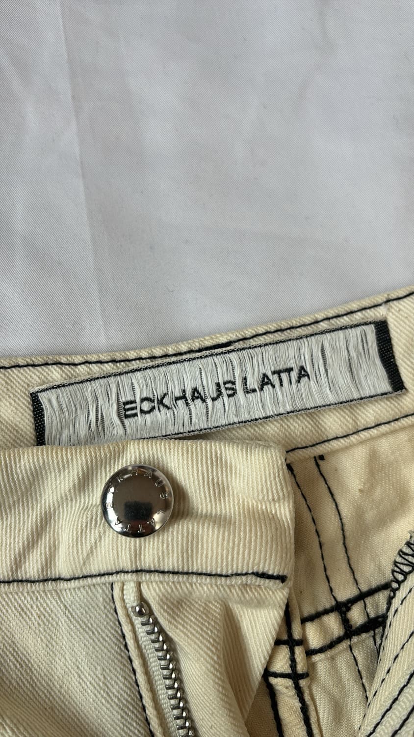 Off-White Cotton Pants 상품이미지4