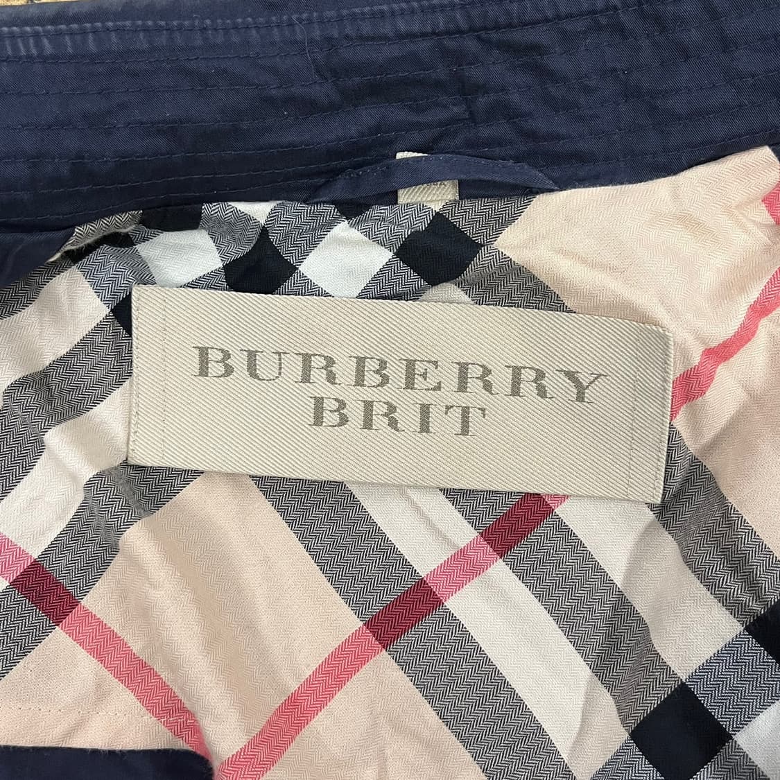 [정품] 버버리 네이비 트렌치코트 b19 상품이미지5