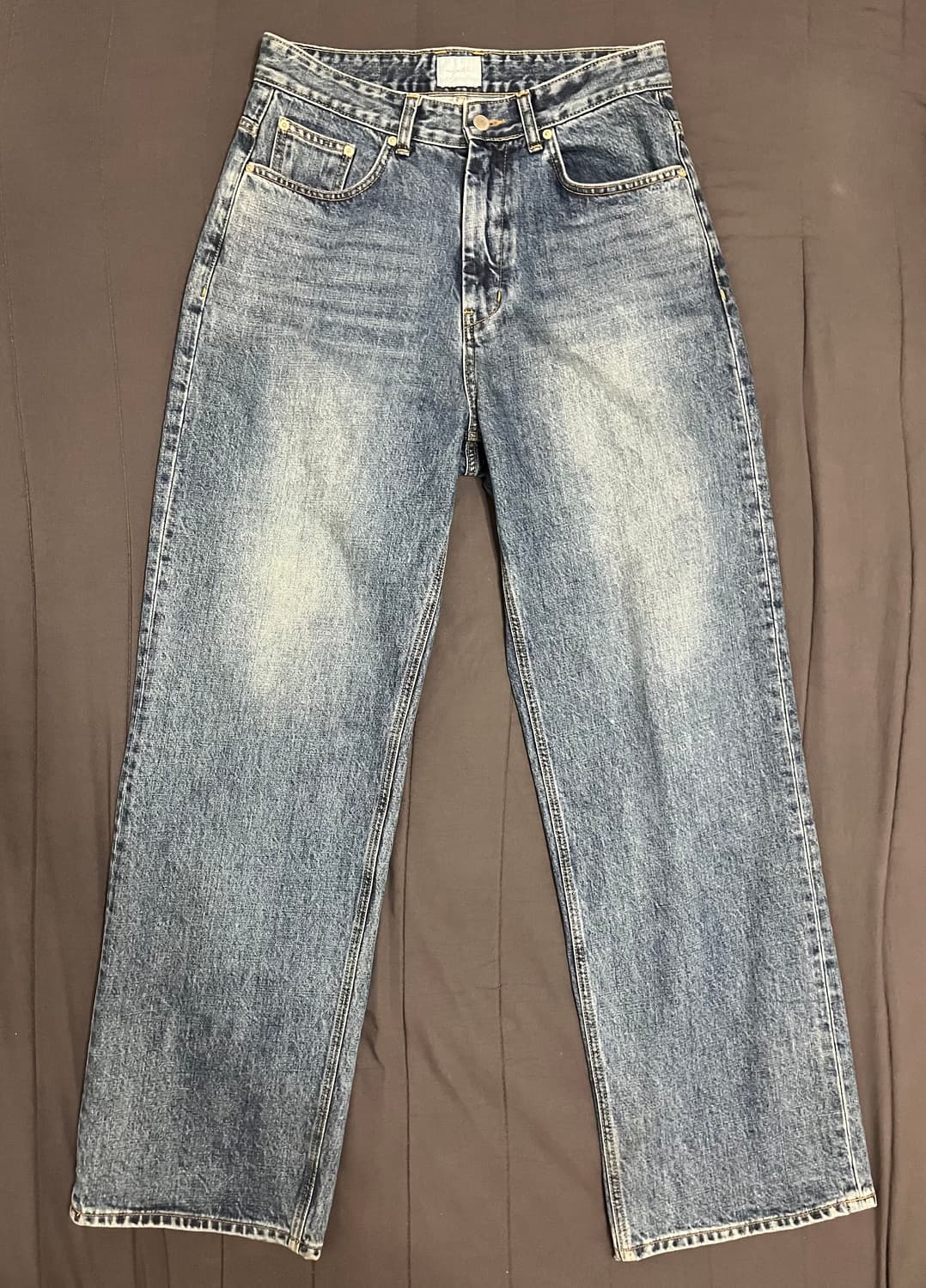 유스 와이드 데님 팬츠 - M(Long) W32 L32 상품이미지3