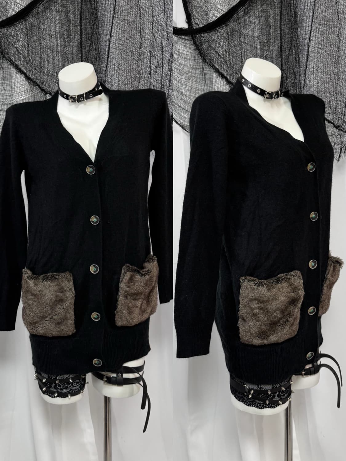 fur cardigan 상품이미지1
